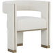 Adamina Rhea Light Barley Dining Armchair
